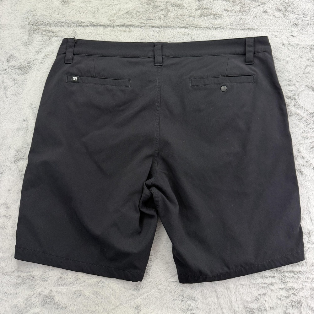 Flylow Shorts Mens XL Black Chino Microfiber Stretch Pockets 8" Mountain Bike - Picture 6 of 9